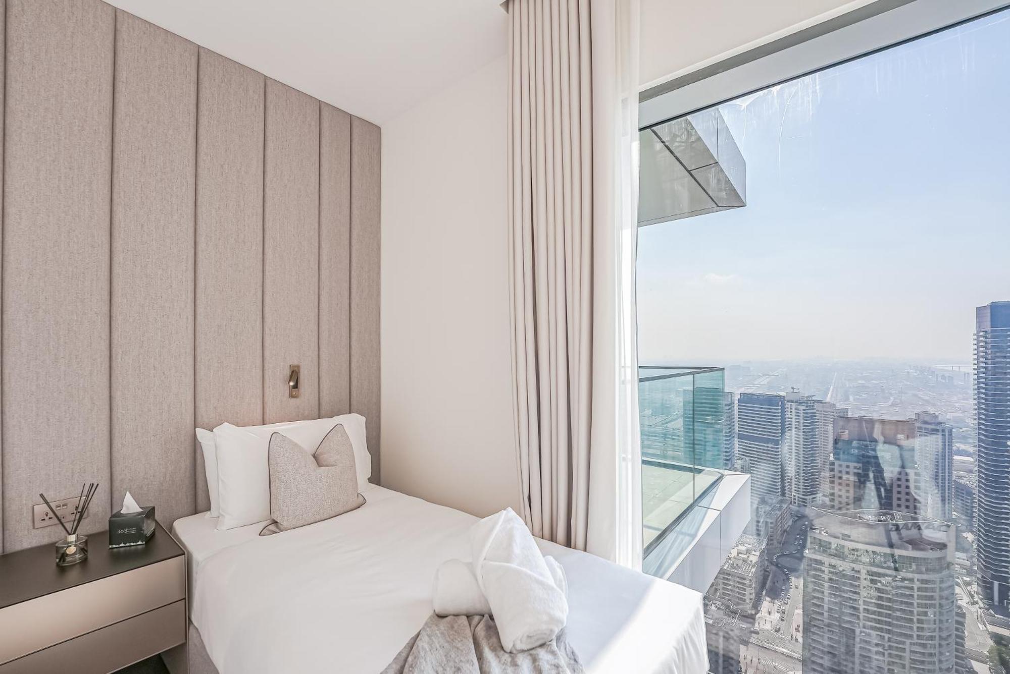 Апартаменти Modern 2Br High Floor Haven In Vida Dubai Marina Екстер'єр фото