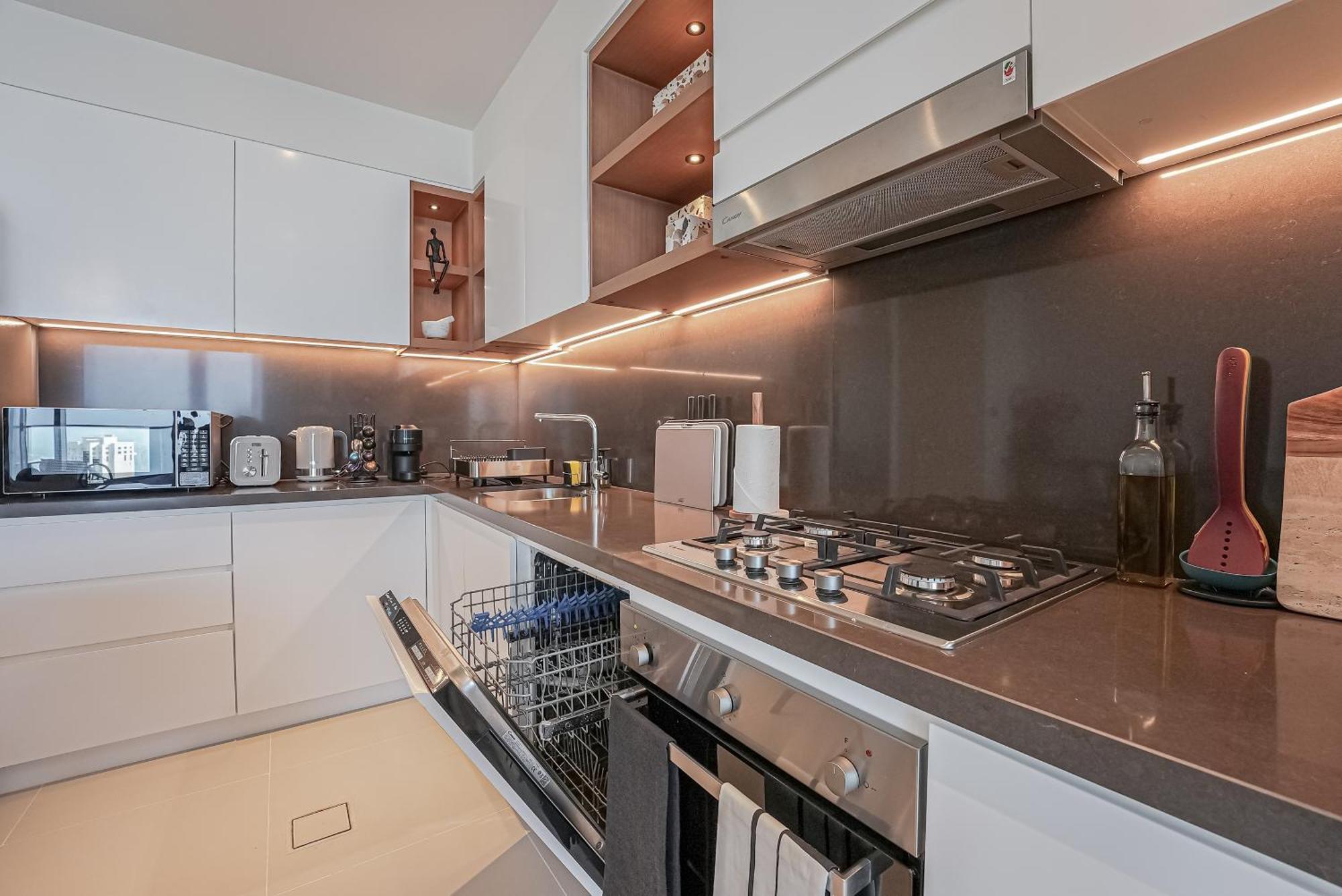 Апартаменти Modern 2Br High Floor Haven In Vida Dubai Marina Екстер'єр фото