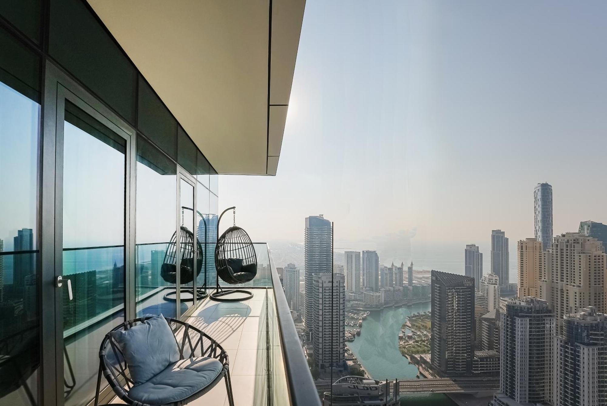 Апартаменти Modern 2Br High Floor Haven In Vida Dubai Marina Екстер'єр фото